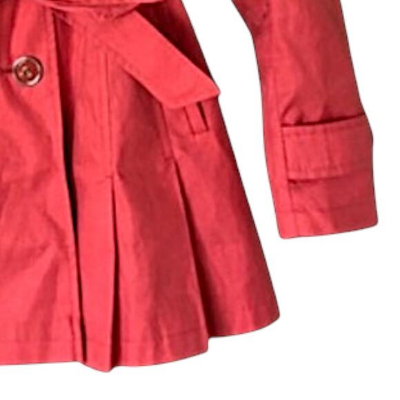 Via Spiga Trench Coat in Orange/Red | Size XS - Picture 5 of 7